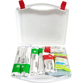 Аптечка первой помощи работникам ФЭСТ 3763 по приказу №262н с наполнителем (пластиковый футляр)