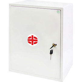 Аптечка первой помощи работникам ФЭСТ по приказу №262н с наполнителем (металлический шкаф)