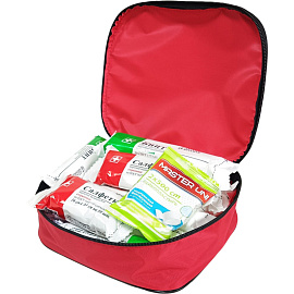 Аптечка первой помощи работникам ФЭСТ по приказу №262н с наполнителем (текстильная сумка)