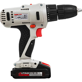 Дрель-шуруповерт аккумуляторная Crown CT21056L-2 BMC 2 АКБ x Li-ion (18В, 2 Ач)+ЗУ в кейсе