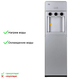 Кулер для воды Ecotronic K42-LXE серый (нагрев и охлаждение)