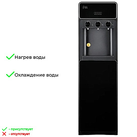 Кулер для воды Ecotronic K42-LXE черный (нагрев и охлаждение)
