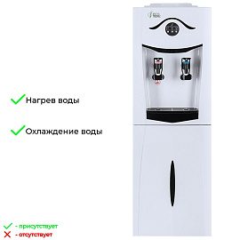 Кулер для воды Ecotronic K21-LF белый (нагрев и охлаждение)