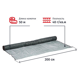 Сетка фасадная затеняющая 200 см x 50 м темно-зеленая