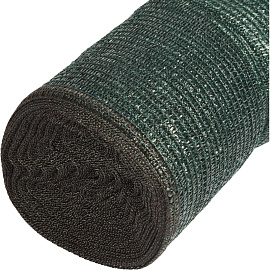 Сетка фасадная затеняющая 200 см x 50 м темно-зеленая