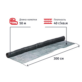 Сетка фасадная затеняющая 300 см x 50 м темно-зеленая