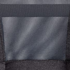 Кресло офисное Easy Chair 308 серое (сетка/ткань, пластик)