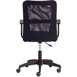 Кресло офисное Easy Chair 308 черное (сетка/ткань, пластик)