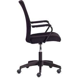 Кресло офисное Easy Chair 308 черное (сетка/ткань, пластик)