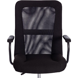 Кресло офисное Easy Chair 308 черное (сетка/ткань, пластик)