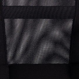 Кресло офисное Easy Chair 308 черное (сетка/ткань, пластик)
