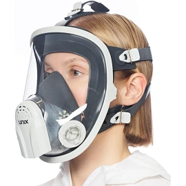 Маска полнолицевая панорамная Unix 6200 категория 2