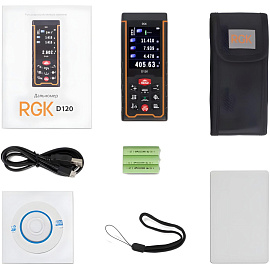 Лазерный дальномер RGK D120 (4610011871382)