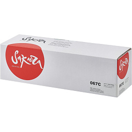 Картридж лазерный Sakura 067 C для Canon голубой совместимый