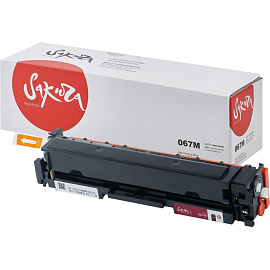 Картридж лазерный Sakura 067 M для Canon пурпурный совместимый