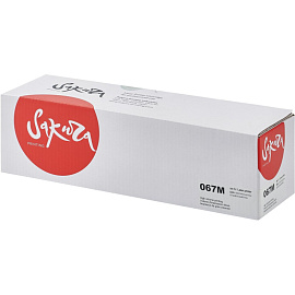 Картридж лазерный Sakura 067 M для Canon пурпурный совместимый