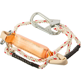 Строп страховочный канатный ОкаПром аВрег+Кс одинарный с амортизатором регулируемый