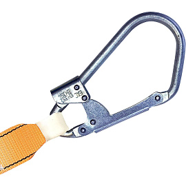 Строп страховочный ленточный ОкаПром аА+К25 одинарный с амортизатором
