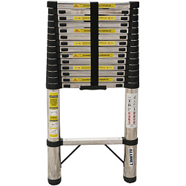 Лестница телескопическая Алюмет ST 4.4 нержавеющая сталь 15 ступеней 440 см