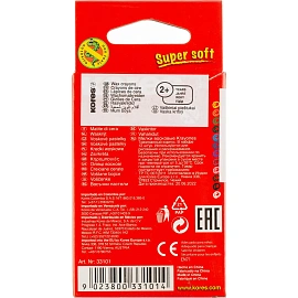 Мелки восковые Kores Krayones трехгранные 12 цветов