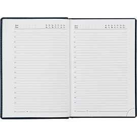 Ежедневник недатированный Attache Сиам искусственная кожа А5 176 листов синий