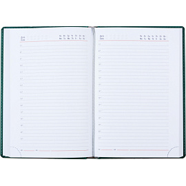 Ежедневник недатированный Attache Сиам искусственная кожа А5 176 листов зеленый фото Ежедневник недатированный Attache Сиам искусственная кожа А5 176 листов зеленый