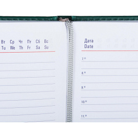 Ежедневник недатированный Attache Сиам искусственная кожа А5 176 листов зеленый фото Ежедневник недатированный Attache Сиам искусственная кожа А5 176 листов зеленый