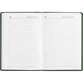 Ежедневник недатированный Attache Сиам искусственная кожа А5 176 листов зеленый фото Ежедневник недатированный Attache Сиам искусственная кожа А5 176 листов зеленый