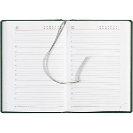 Ежедневник недатированный Attache Сиам искусственная кожа А5 176 листов зеленый фото Ежедневник недатированный Attache Сиам искусственная кожа А5 176 листов зеленый