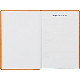 Ежедневник недатированный Attache Сиам искусственная кожа А5 176 листов оранжевый