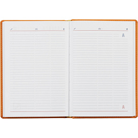 Ежедневник недатированный Attache Сиам искусственная кожа А5 176 листов оранжевый