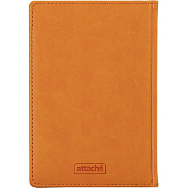 Ежедневник недатированный Attache Сиам искусственная кожа А5 176 листов оранжевый