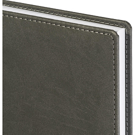 Ежедневник недатированный Attache Сиам искусственная кожа А5 176 листов серый