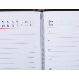 Ежедневник недатированный Attache Сиам искусственная кожа А5 176 листов серый