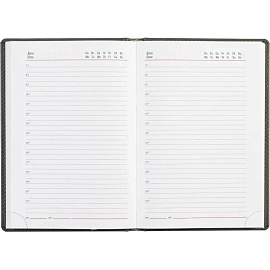 Ежедневник недатированный Attache Сиам искусственная кожа А5 176 листов серый