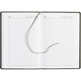 Ежедневник недатированный Attache Сиам искусственная кожа А5 176 листов серый