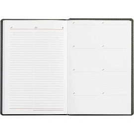 Ежедневник недатированный Attache Сиам искусственная кожа А5 176 листов серый