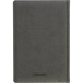 Ежедневник недатированный Attache Сиам искусственная кожа А5 176 листов серый