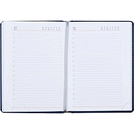 Ежедневник недатированный Attache Сиам искусственная кожа А6 176 листов синий