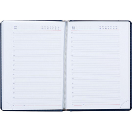 Ежедневник недатированный Attache Сиам искусственная кожа А6 176 листов синий