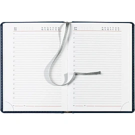 Ежедневник недатированный Attache Сиам искусственная кожа А6 176 листов синий