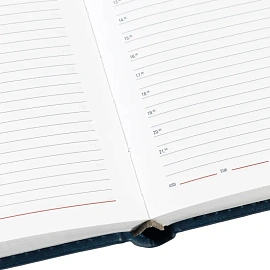 Ежедневник недатированный Attache Сиам искусственная кожа А6 176 листов синий
