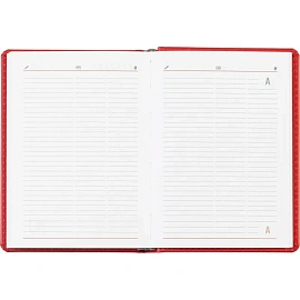 Ежедневник недатированный Attache Сиам искусственная кожа А6 176 листов красный