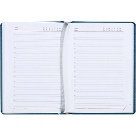 Ежедневник недатированный Attache Сиам искусственная кожа А6 176 листов бирюзовый