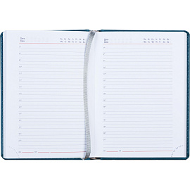 Ежедневник недатированный Attache Сиам искусственная кожа А6 176 листов бирюзовый