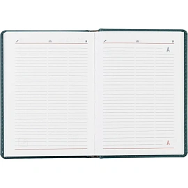 Ежедневник недатированный Attache Сиам искусственная кожа А6 176 листов бирюзовый