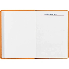 Ежедневник недатированный Attache Сиам искусственная кожа А6 176 листов оранжевый фото Ежедневник недатированный Attache Сиам искусственная кожа А6 176 листов оранжевый