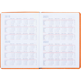 Ежедневник недатированный Attache Сиам искусственная кожа А6 176 листов оранжевый фото Ежедневник недатированный Attache Сиам искусственная кожа А6 176 листов оранжевый