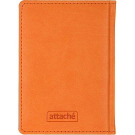 Ежедневник недатированный Attache Сиам искусственная кожа А6 176 листов оранжевый фото Ежедневник недатированный Attache Сиам искусственная кожа А6 176 листов оранжевый