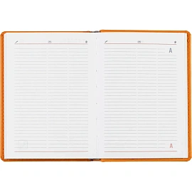 Ежедневник недатированный Attache Сиам искусственная кожа А6 176 листов оранжевый фото Ежедневник недатированный Attache Сиам искусственная кожа А6 176 листов оранжевый